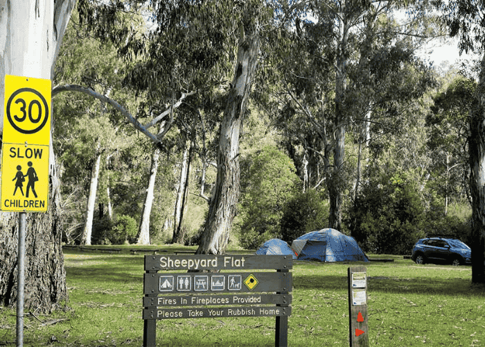 Sheepyard Flat Camping Area, Howqua Hills