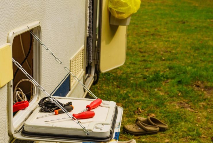 External Caravan Modifications: Toolboxes, Bike Racks and More