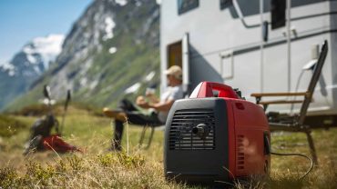 Portable generator for camping and outdoor power supply.